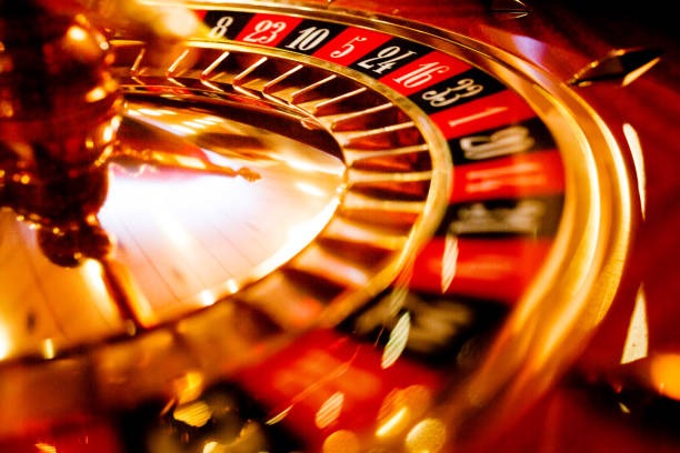 Live casino studio with professional dealers and gaming tables